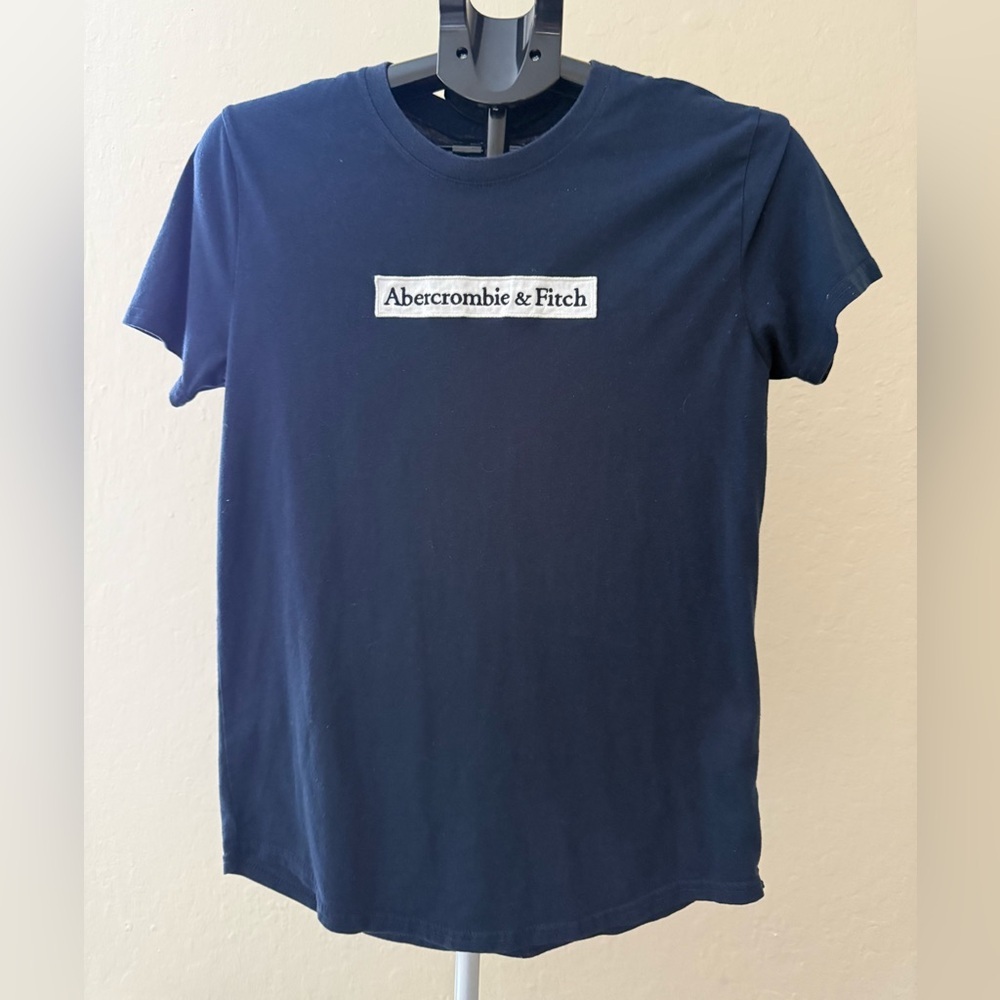 Abercrombie & Fitch Dark Blue Short Sleeve Tee